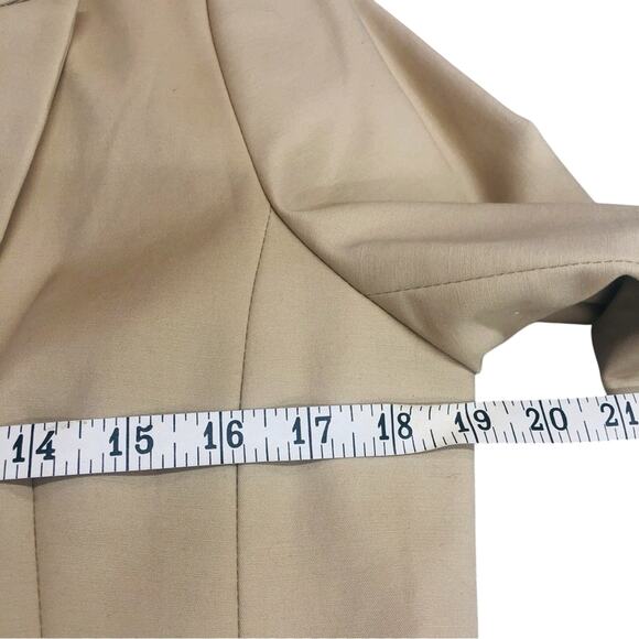 Jules & Leopold Tan Blazer Single Button Patch Pockets Normcore Office Attire - Picture 11 of 16